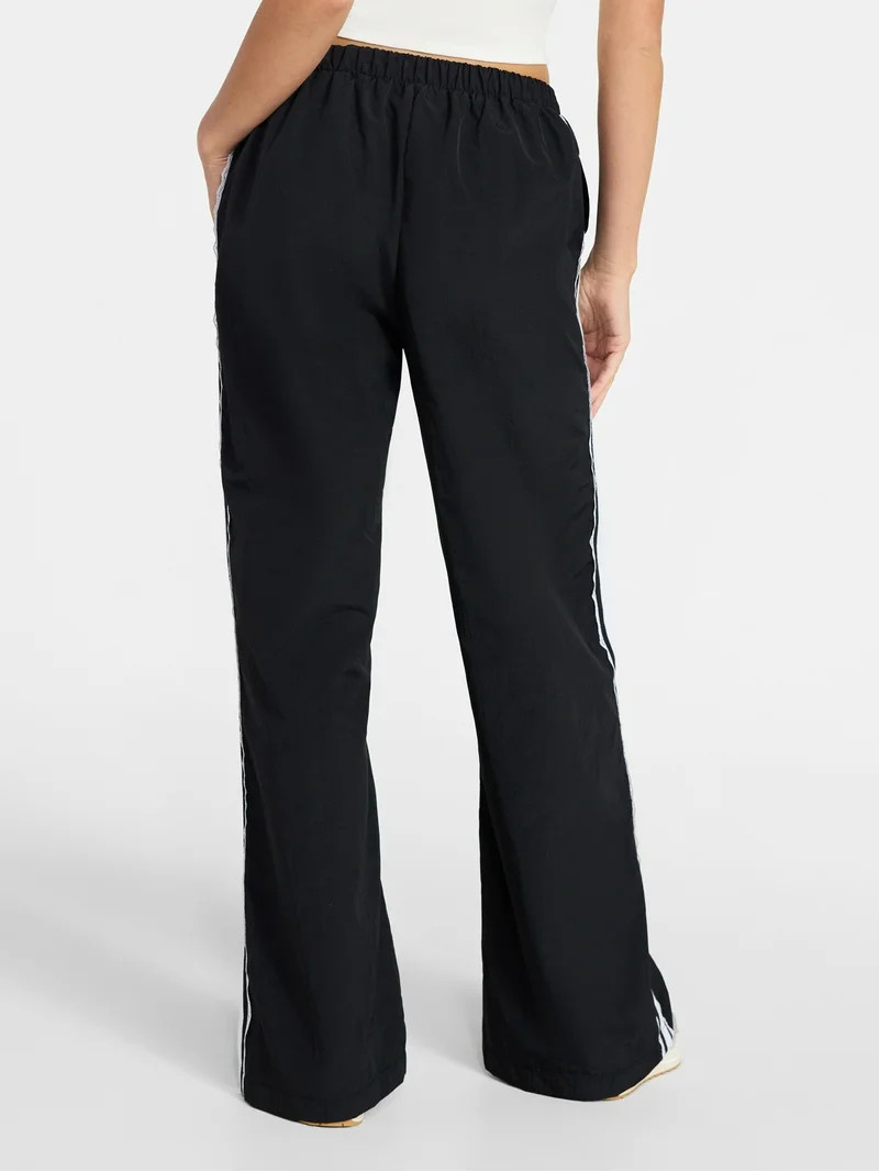 No Boundaries Lace Side Stripe Track Pants, 30.5'' Inseam, Women's XXS-XXL | Walmart (US)
