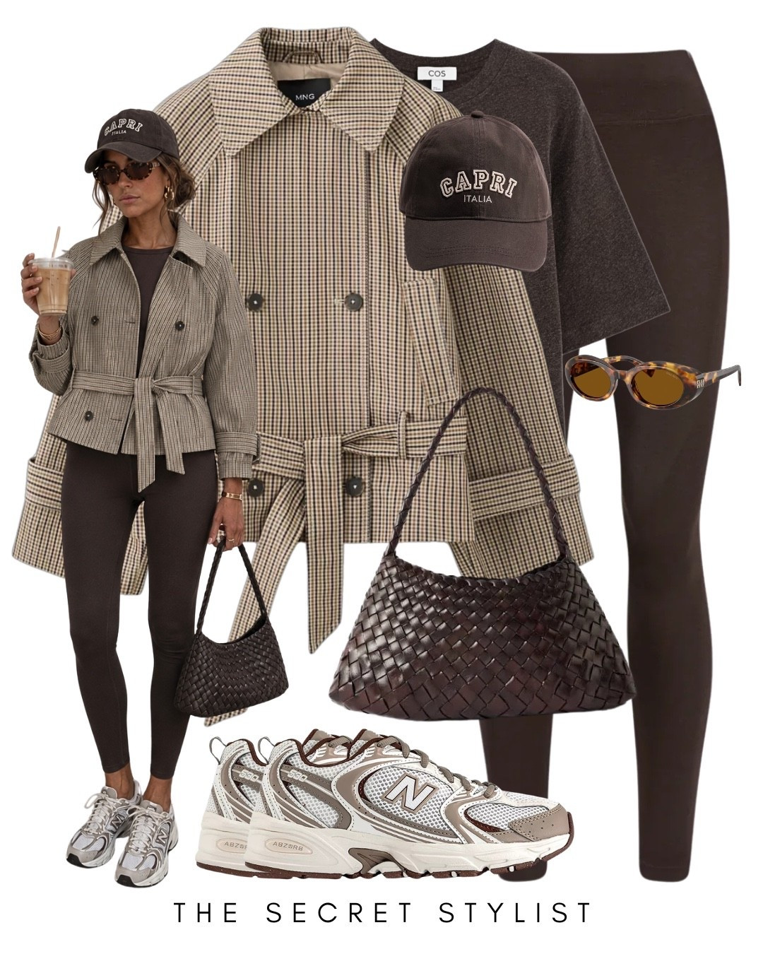 Brown leggings outfit 
Mango check short trench jacket
New balance 530 trainers   
Autumn outfit fashion idea
Casual look

#LTKuk #LTKautumn #LTKstyletip

#LTKuk #LTKautumn #LTKstyletip
