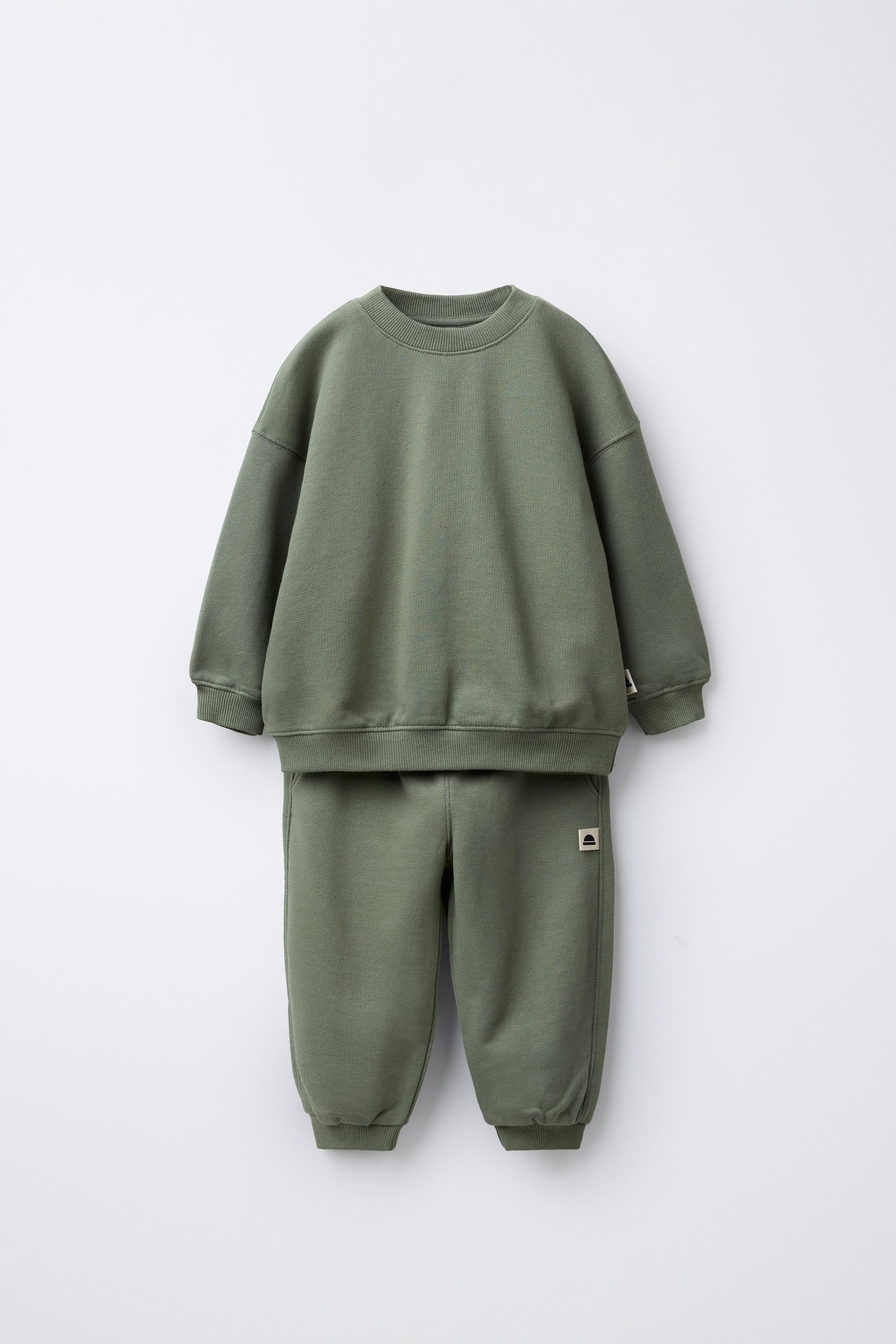 SWEATSHIRT AND JOGGER PANTS SET WITH TAG DETAIL | Zara US