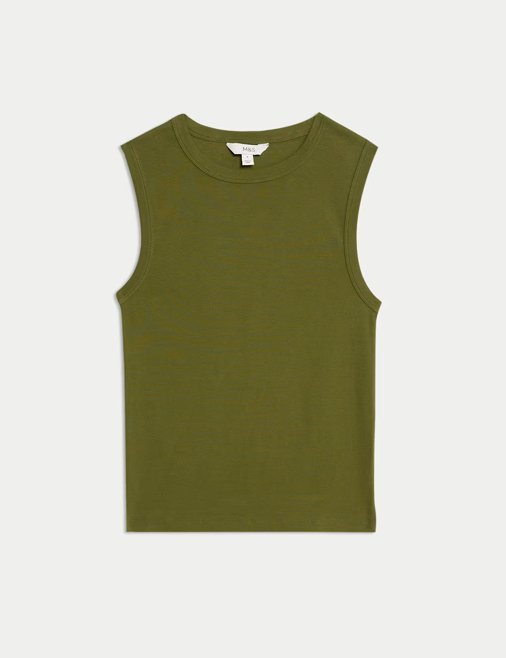 Cotton Rich Ribbed Vest Top | Marks & Spencer (UK)