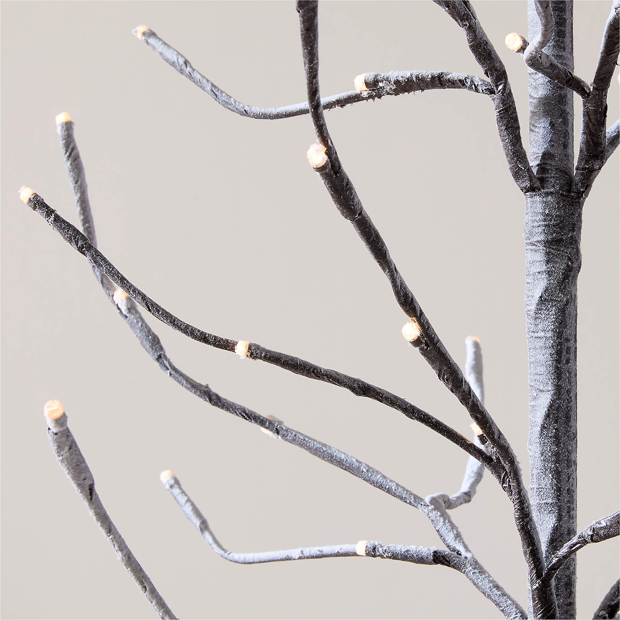 Faux Birch Pre-Lit LED Tree 5' + Reviews | CB2 | CB2