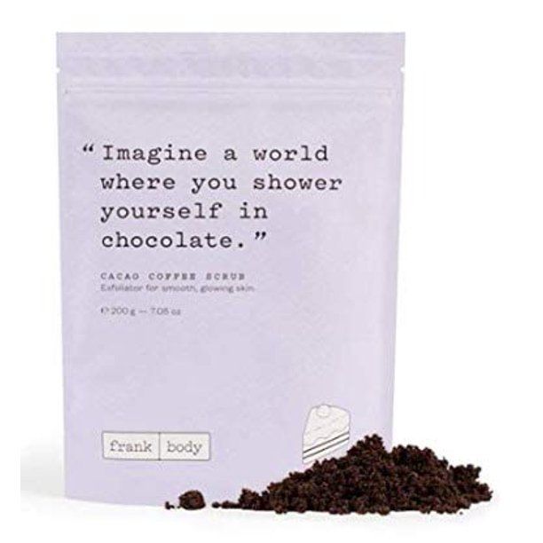 Frank Body Cacao Coffee Scrub, 7.05oz | Natural & Cruelty Free Exfoliating Body Scrub | Smells Li... | Walmart (US)