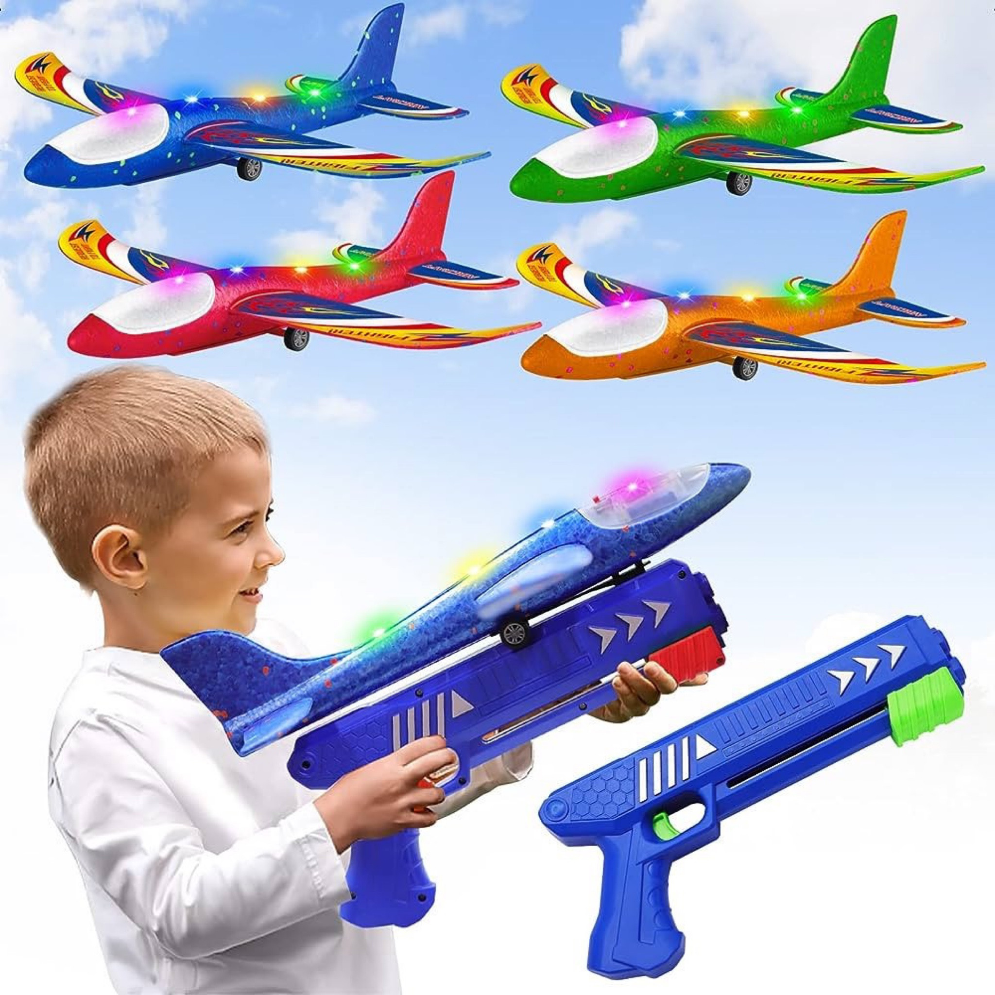 The coolest airplanes and airplane launcher for small kids and toddlers! Got this for my 3 year olds birthday and he is obsessed. They also light up
Gift guide

#LTKGiftGuide #LTKfindsunder50 #LTKkids