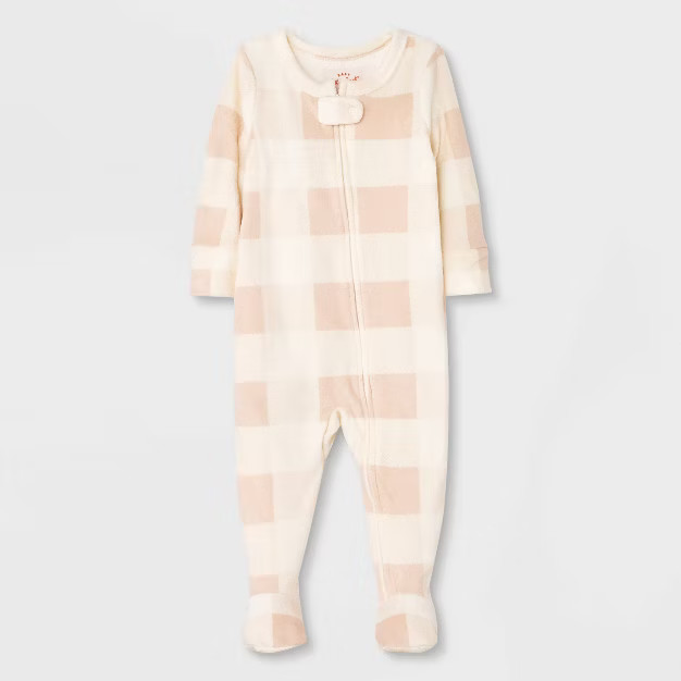 Baby Buffalo Plaid Sleep N' Play - Cat & Jack™ Ivory | Target