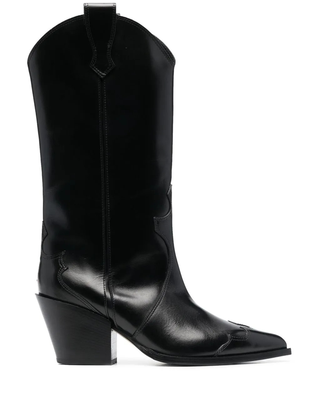 Aeyde Ariel 65mm Leather Boots - Farfetch | Farfetch Global