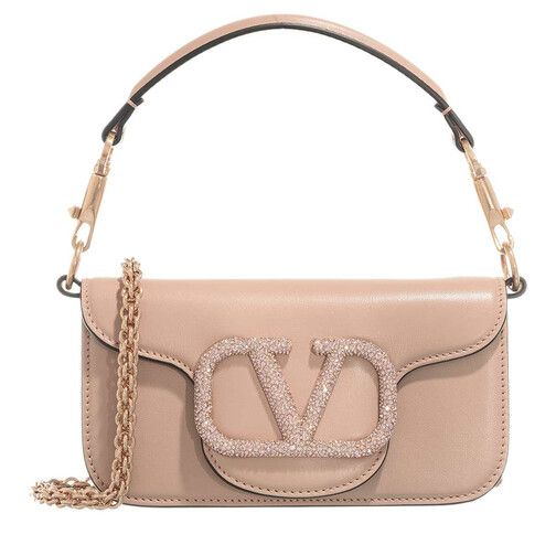 Valentino Garavani V Logo Small Shoulder Bag Leather Multicolor | Sac baguette | fashionette | Fashionette (FR)