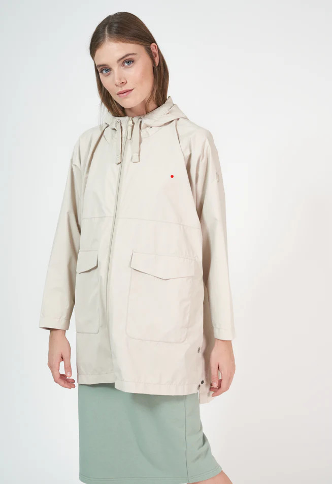 Rominjati Whitecap Grey Raincoat | Tanta Wear
