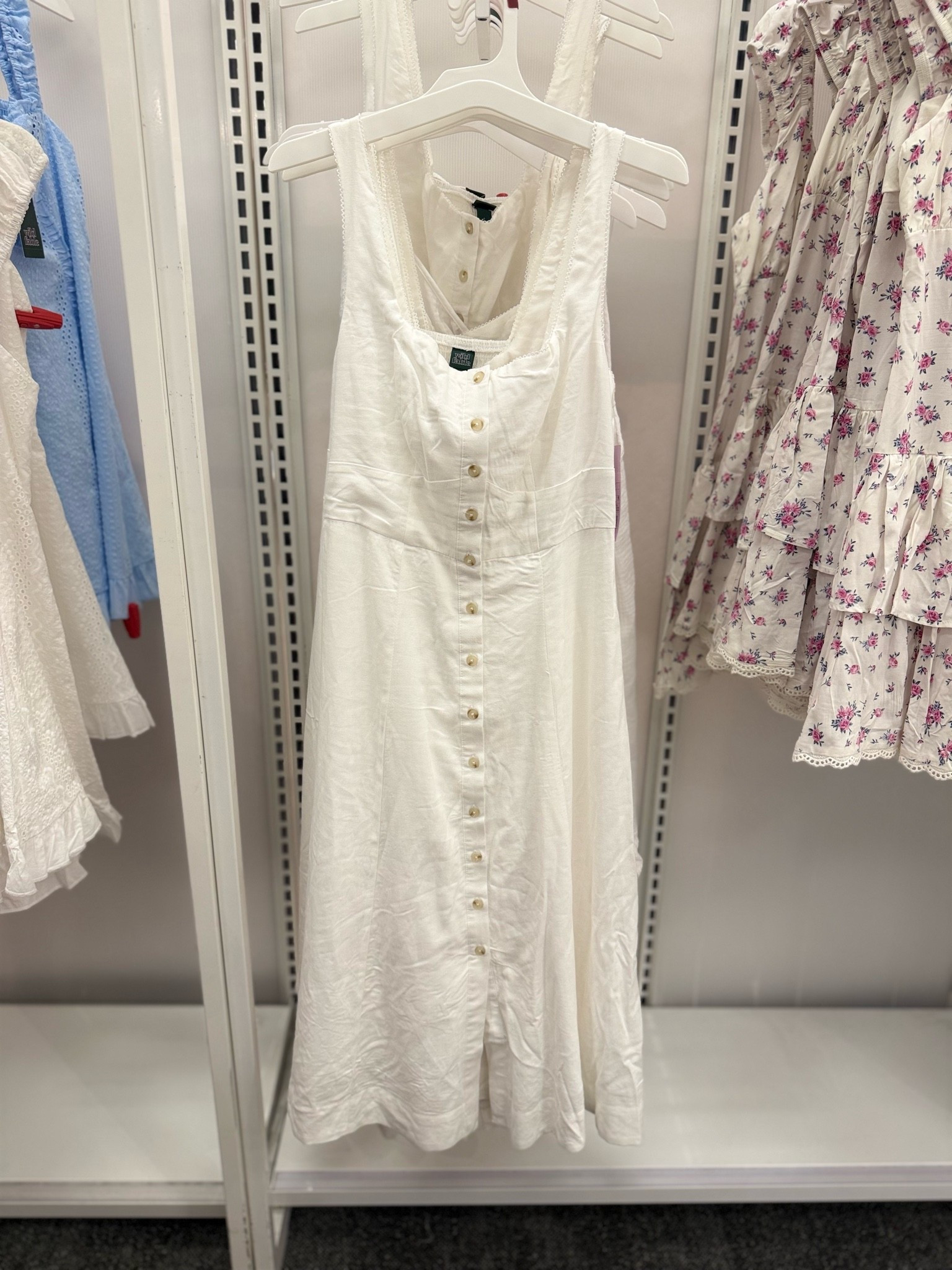 Cute white dress from
 Target