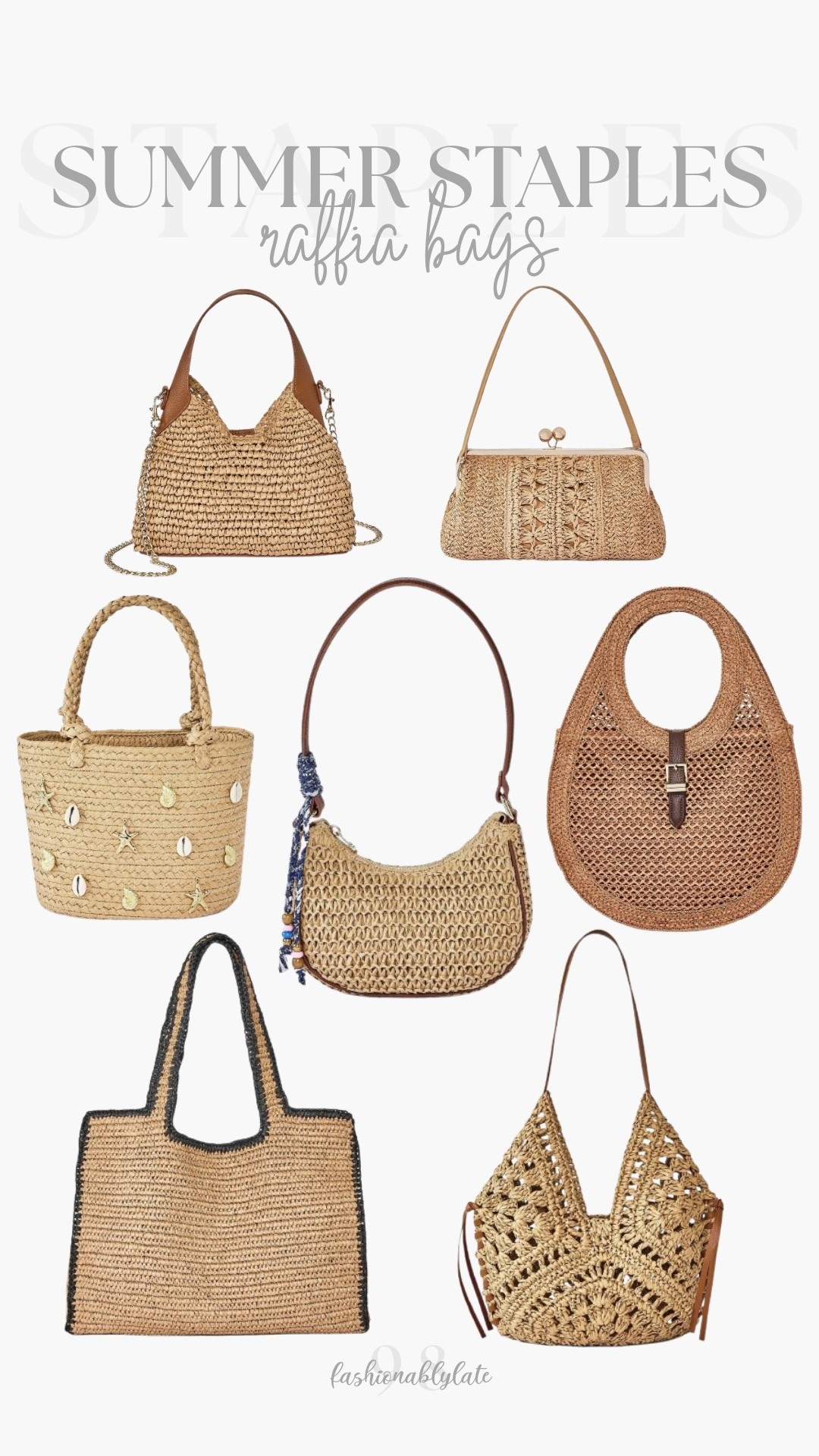 raffia bags for the summer!

#LTKSeasonal
