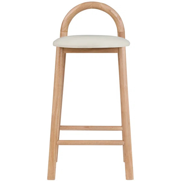 Bartolomea Upholstered Counter Stool with Solid Wood Frame | Wayfair North America