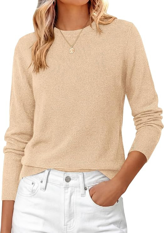 PRETTYGARDEN Womens Fall Basic Long Sleeve Sweater | Amazon (US)