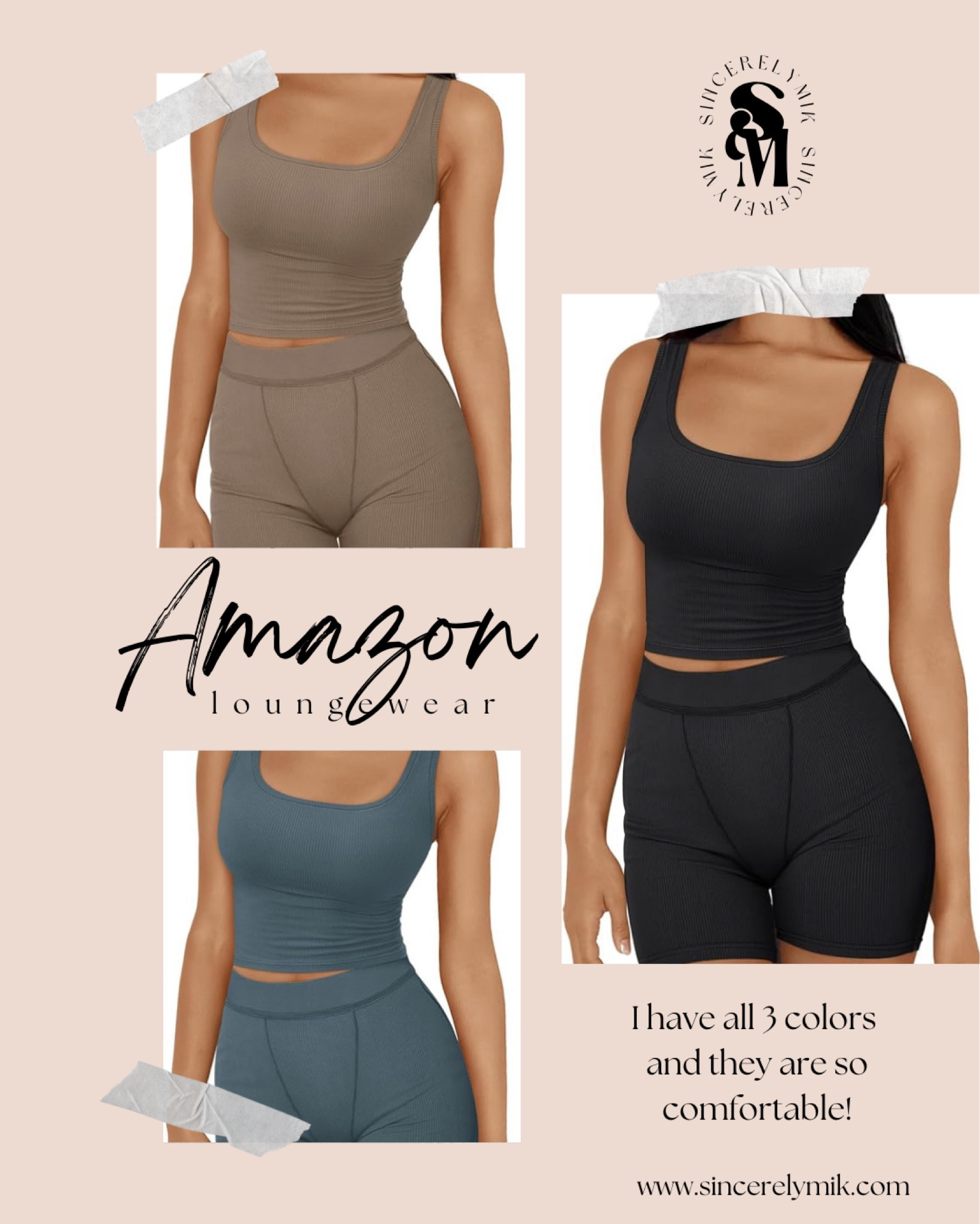 This Amazon Loungewear is so comfortable and affordable! I have all 3 colors! 

#LTKFindsUnder100 #LTKFindsUnder50