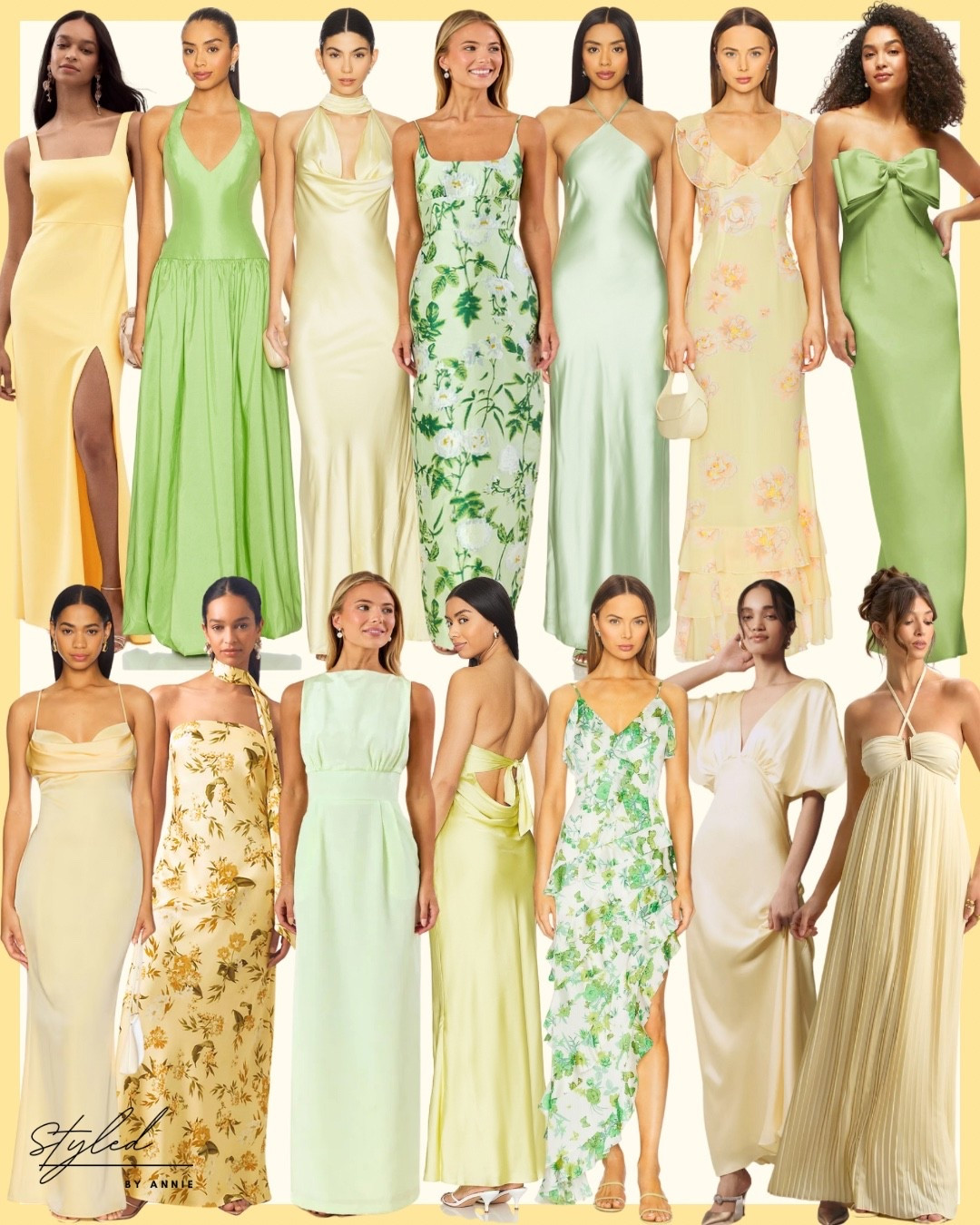 The Bridesmaid Edit💚

Calling all brides!! Use these gorgeous gowns as inspo for your besties on the big day!!💒

#weddingseason #bride #bridesmaid #bridesmaiddress #summerwedding #springwedding #fallwedding #wedding #missmatchbridesmaid #floralgown #prom #promdress #formal #formaldress #formalguest #blacktie #blacktieattire #maxidress

#LTKWedding #LTKParties #LTKSeasonal