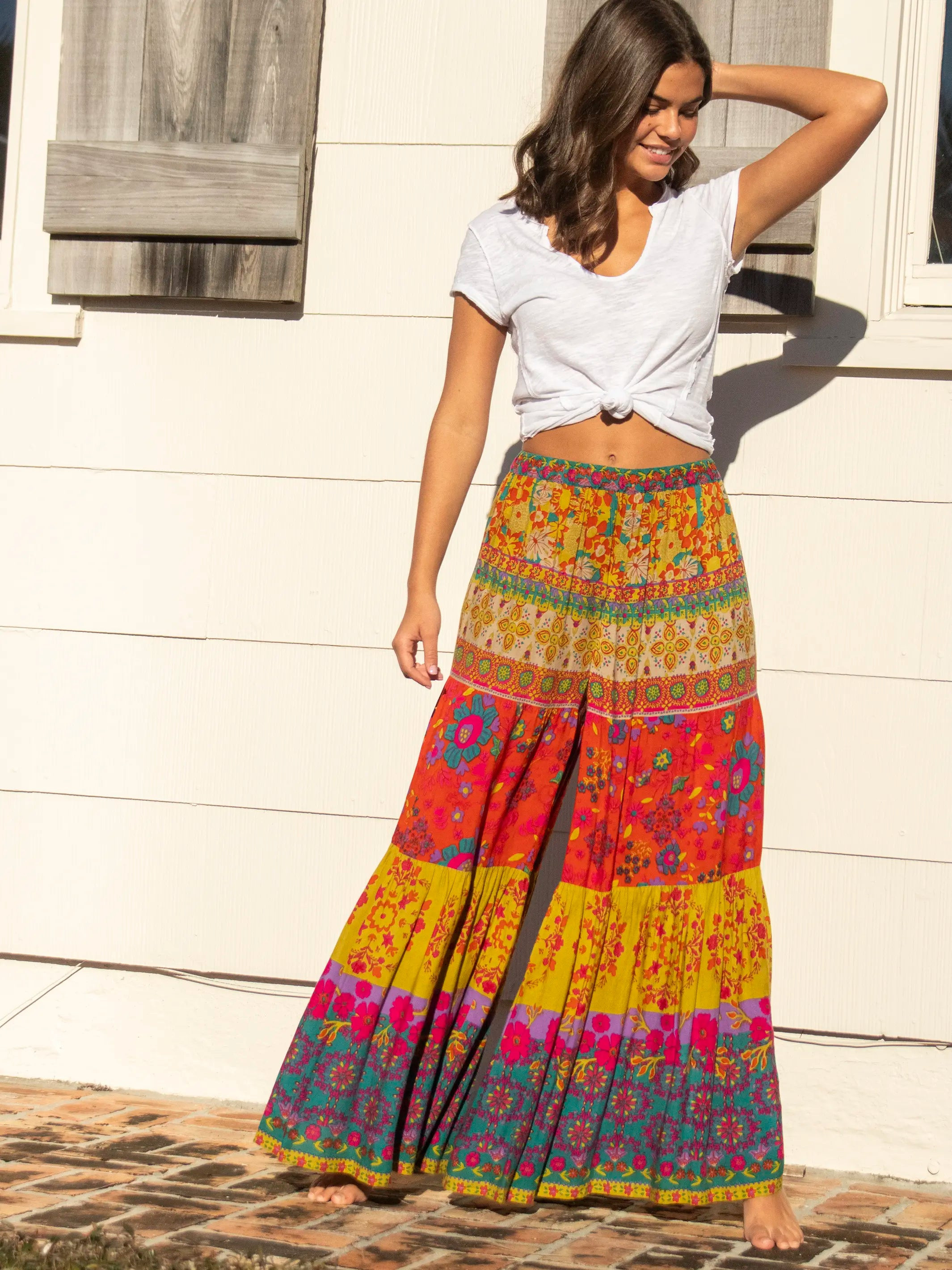 Patti Palazzo Pant - Black | Natural Life