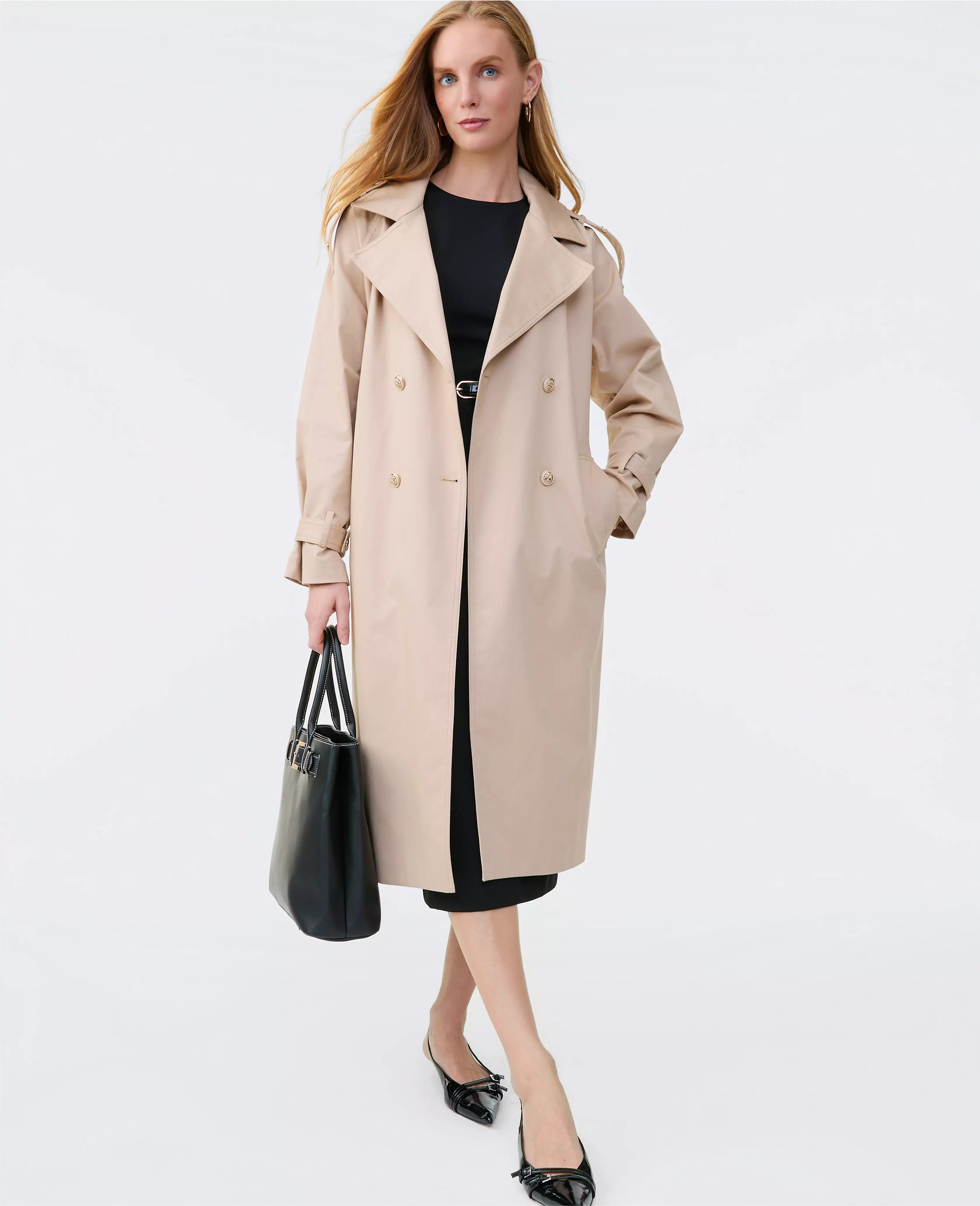 Studded Trench Coat | Ann Taylor