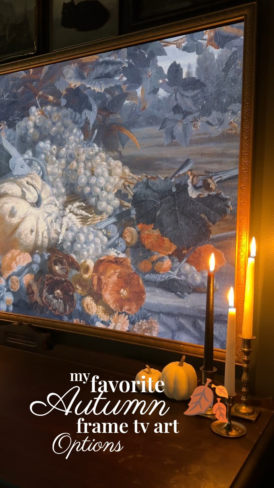 Sharing some of my favorite seasonal frame tv art options to cozy up your living spaces this fall 🍂🕯️

#LTKHome #LTKSeasonal #LTKHalloween
