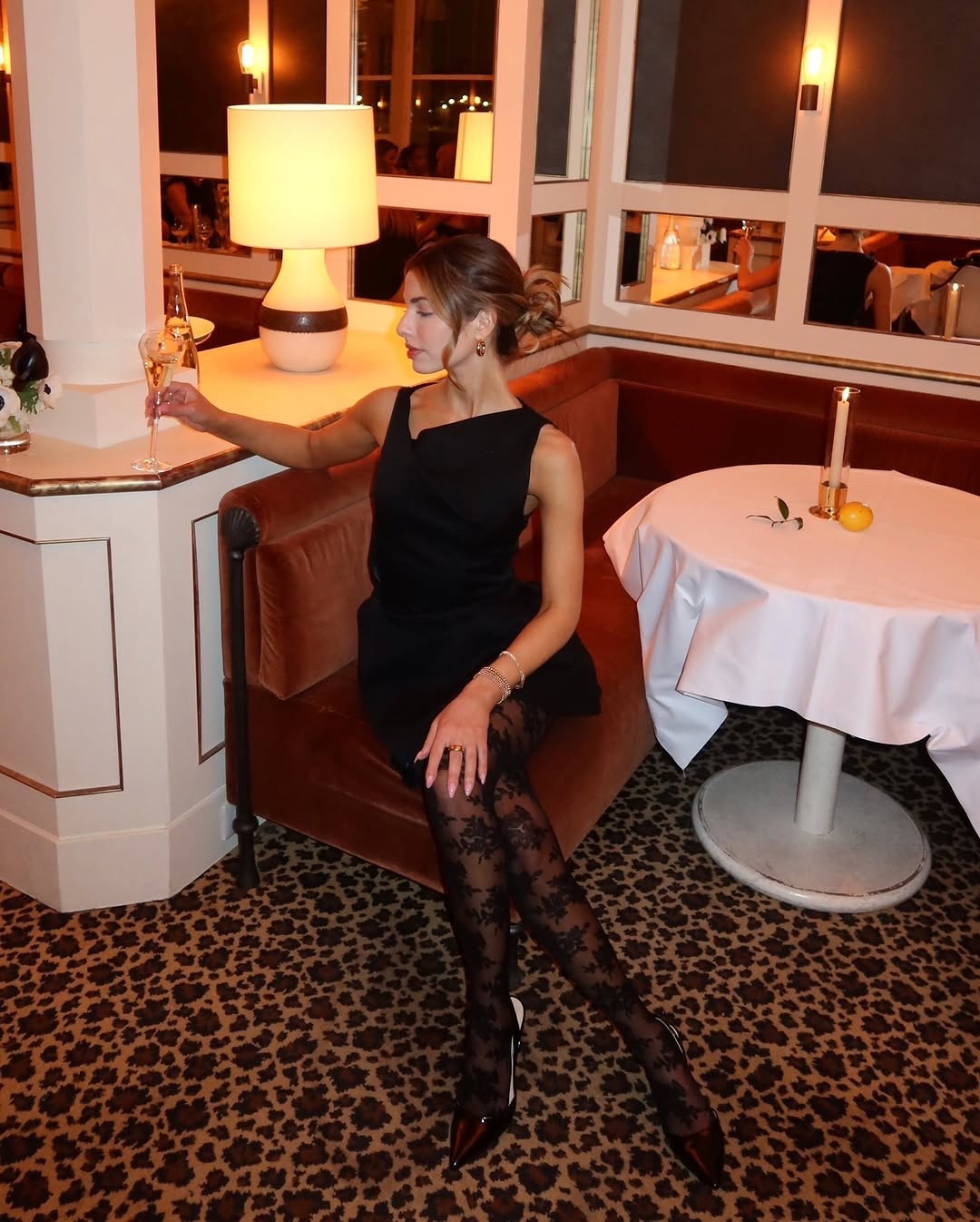 Dress from mugler x h&m but linking similar 🤍