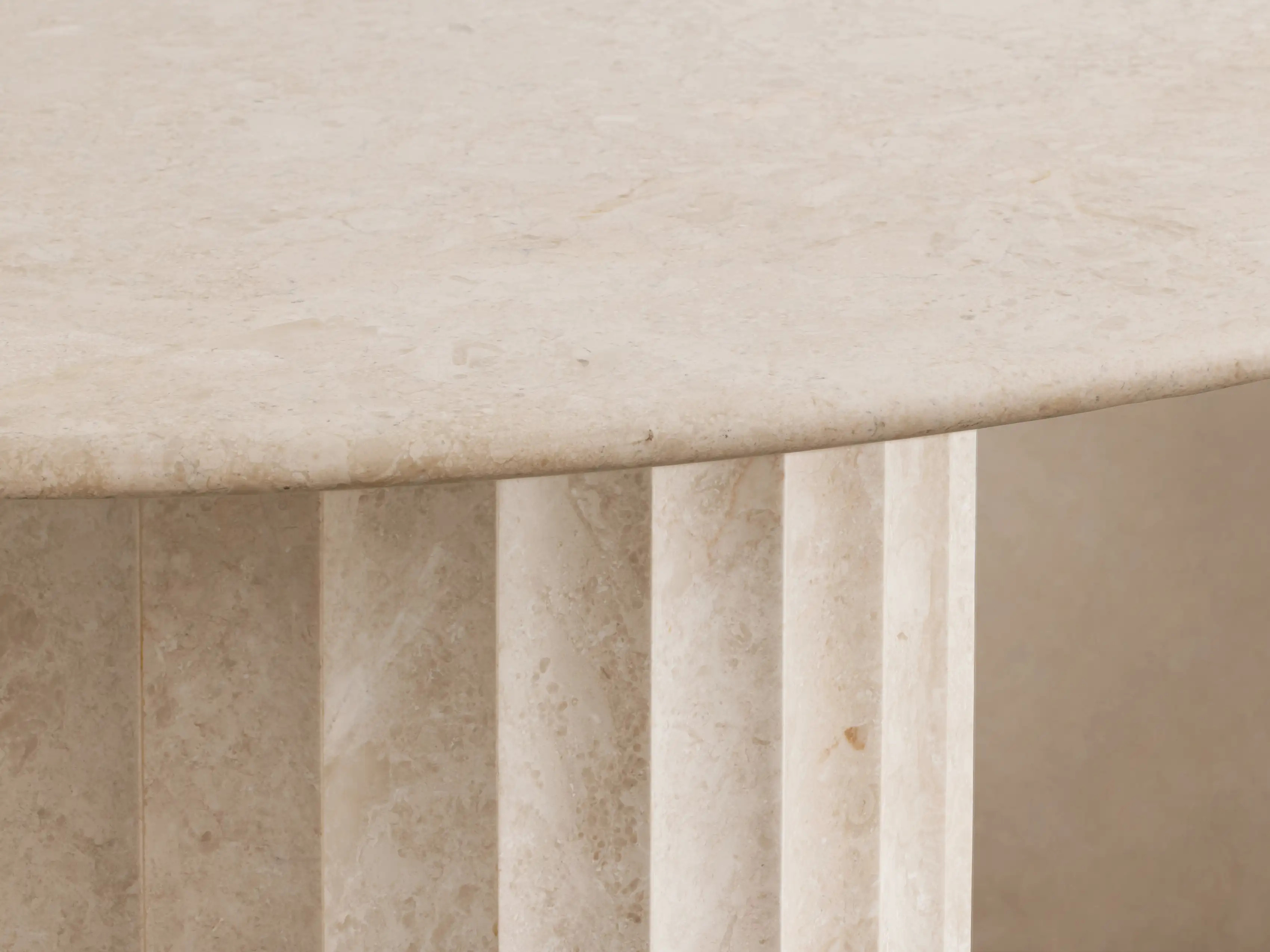 Danae Round Stone Dining Table | Arhaus