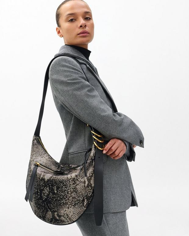 Mercer Medium Python Leather Hobo | rag & bone