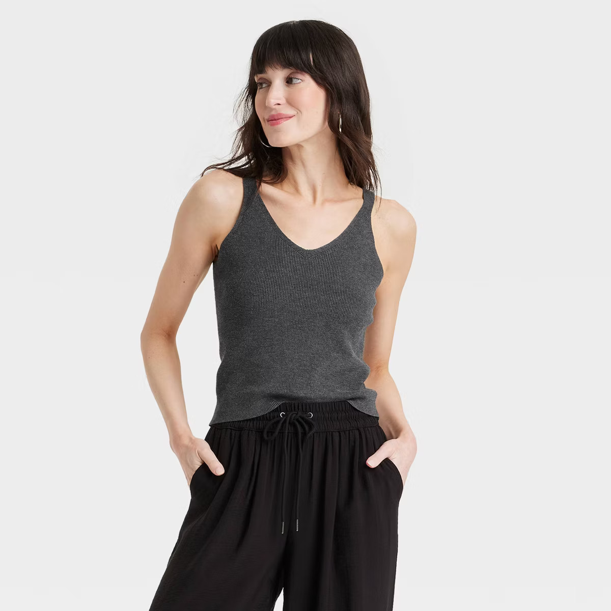 Women's V-Neck Pullover Sweater Tank - A New Day™ | Target