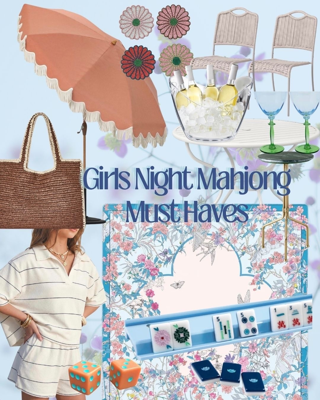 Girls’ night + mahjong night = my favorite kind of night. 💙🀄️

A pretty mat, cute tiles, comfy outfit, chilled wine, and a few fun hosting touches are all you need for a table your friends won’t want to leave. Linking all my current favorites—from the mahjong setup to the entertaining essentials.

Who’s hosting the next game night? ✨

#mahjong #gamenight #hostessfinds #amazonfinds #mahjongstyle

#LTKHome #LTKdayinmylife #LTKOver40