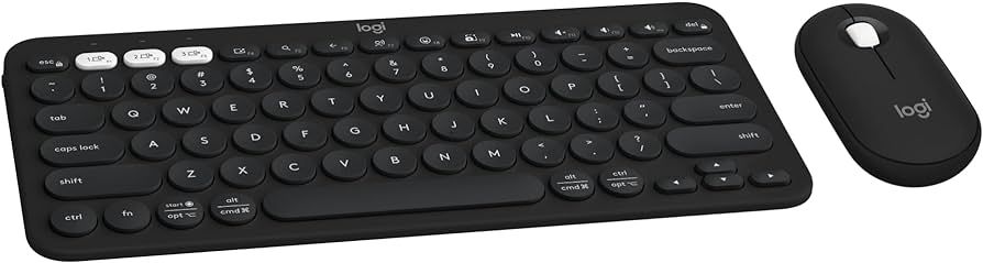 Logitech Pebble 2 Combo, Wireless Keyboard and Mouse, Quiet and Portable, Customizable, Logi Bolt... | Amazon (US)