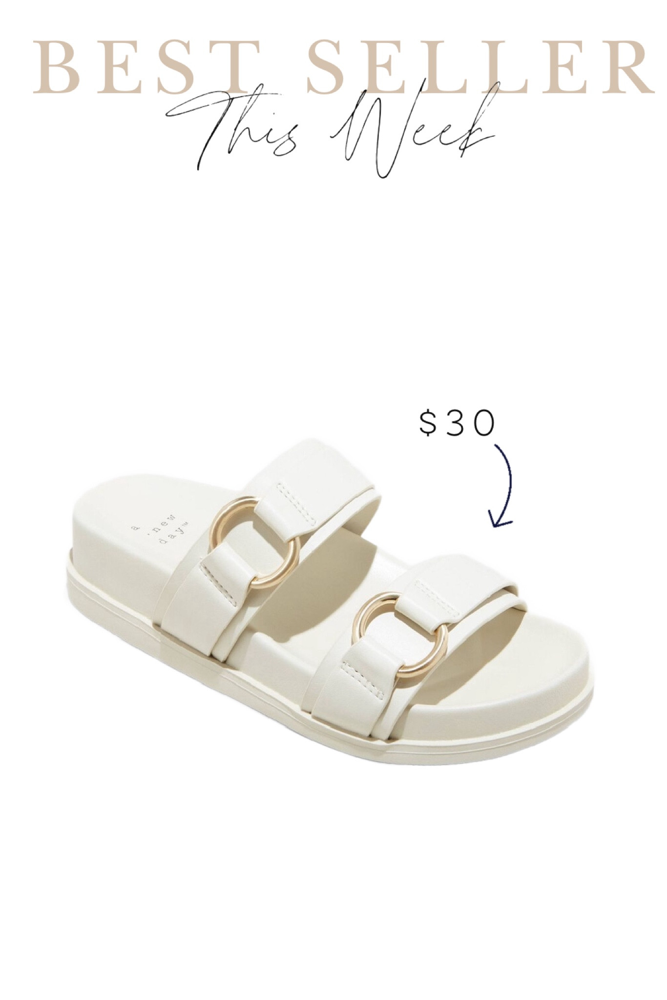 I own and love this great spring sandal. It’s $30 and under super comfy and great for your next vacay or spring break.  

#SpringSandals #TargetStyle #TargetFINDS #30AndUnder #SpringBreak #Resortwear 

#LTKSeasonal #LTKshoecrush #LTKfindsunder50