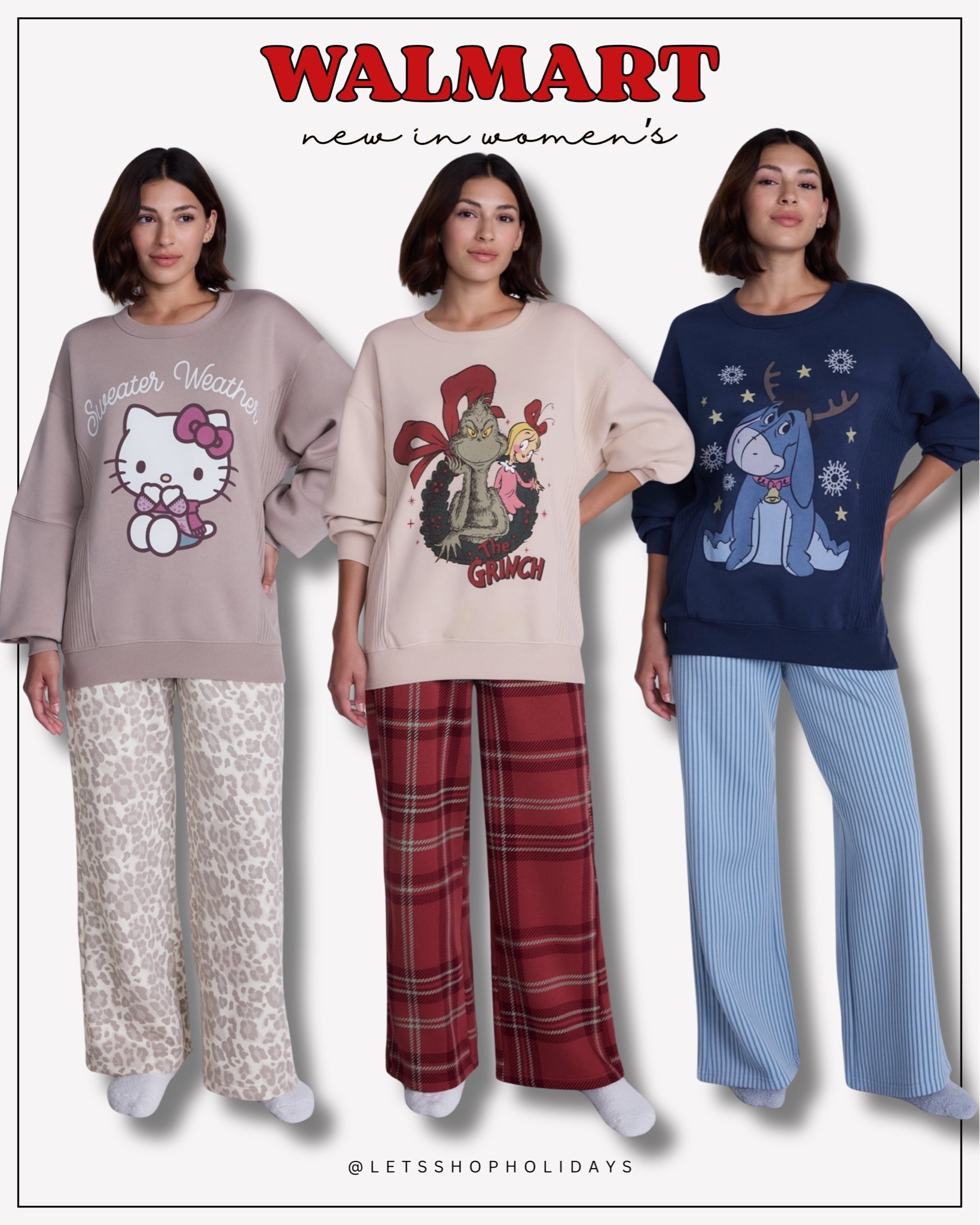 Walmart ✨ new holiday pjs in women’s

#LTKmomlife #LTKSeasonal #LTKHome