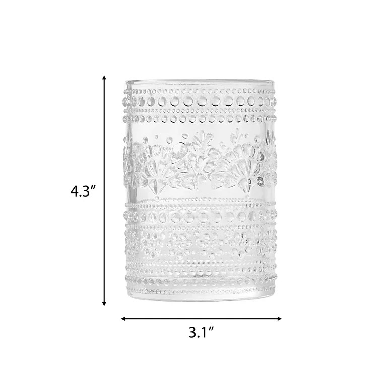 The Pioneer Woman Glass Channing 11-Ounce Tumbler, Clear | Walmart (US)