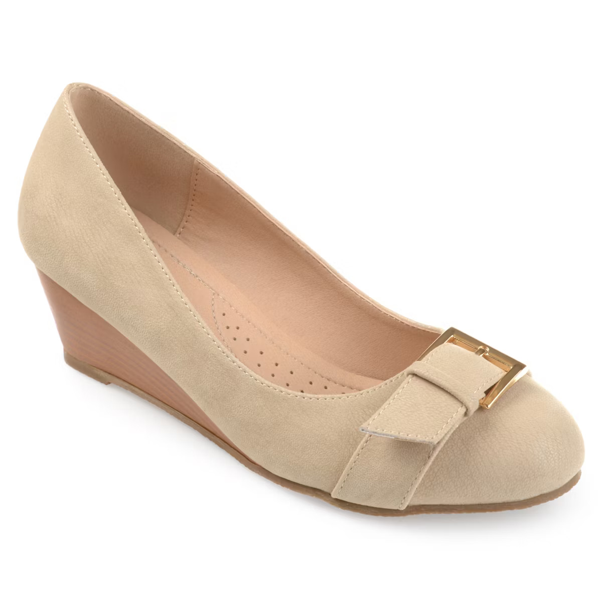 Journee Collection Women's Graysn Comfort Insole Slip On Round Toe Wedge | Target