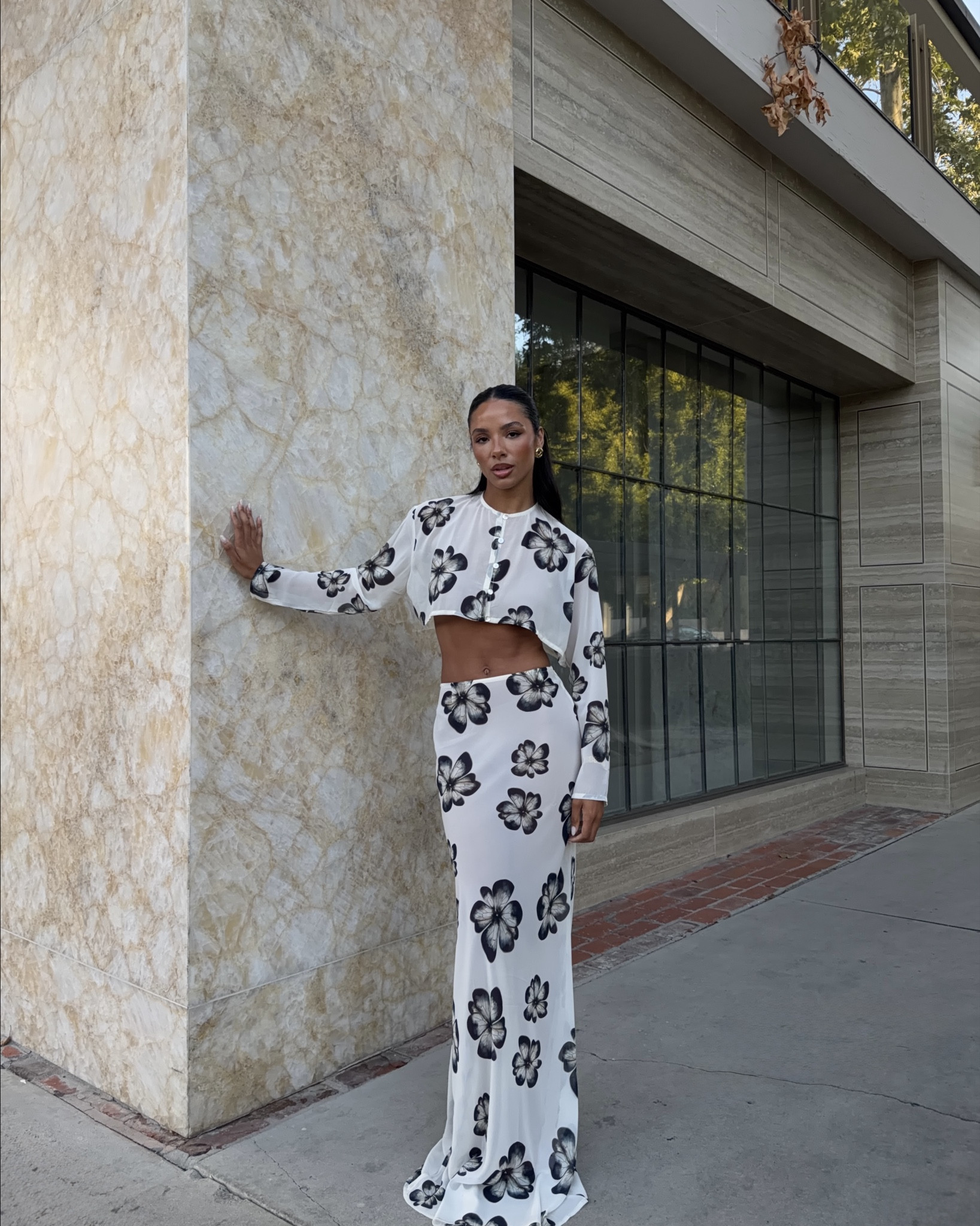 🏷️ hyphen, hyphen store, holiday outfit, summer outfit, maxi skirt co-ord, maxi skirt, maxi skirt and long sleeved top 

#LTKsummer #LTKuk #LTKspring
