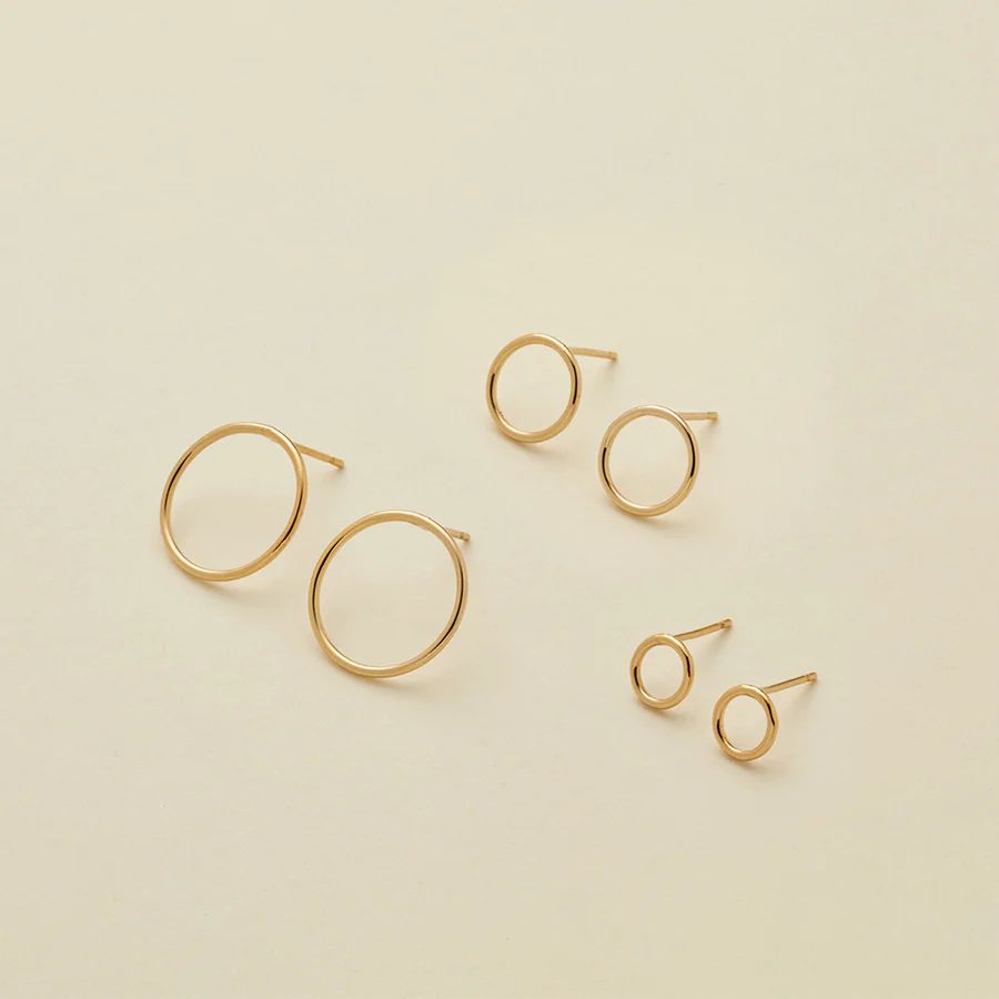 Made By Mary Circlet Earrings | Chic, Minimal, Dainty, Handmade | Made by Mary (US)