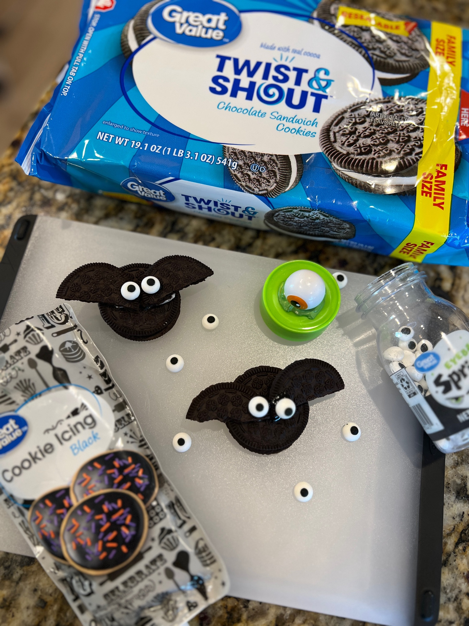 Getting ready for Halloween and made some spooky treats! @walmart has everything we need and we love their private brands - where we don’t feel like we have to trade down 🙌🏻 I love that they have online grocery it always saves the day I always get exactly what I need and know it’s in stock! I have a code below … 

Today we are making fun bats, ghosts, Frankenstein, hot chocolate, nacho apples and don’t worry some goodies we bought premade! Check out my stories and blog for more!

What is your favorite part of this video? 

#walmartpartner

Ready to try Walmarts online grocery - use code :  TRIPLE10 to save $10 off your first three pick up for delivery orders! $50 min. restrictions and fees apply. 

#walmartgrocery #walmart #walmarthome #walmarthalloween 

#LTKHoliday #LTKhome #LTKHalloween