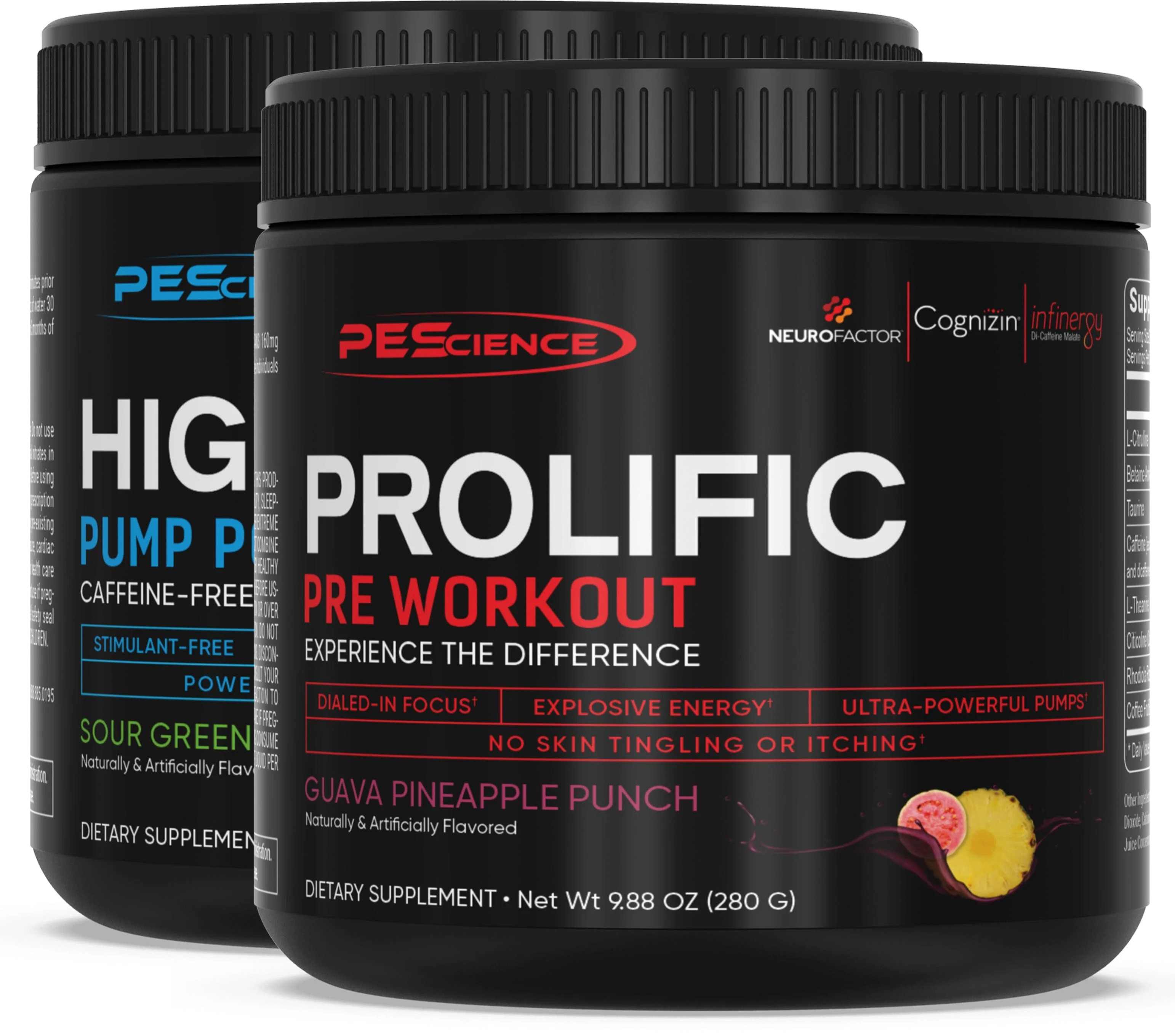 Prolific + High Volume Pre-Workout Stack | Be prepared for any workout | PEScience