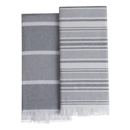 Better Homes & Gardens Fringed Metal Night Kitchen Towels, Set of 2 | Walmart (US)