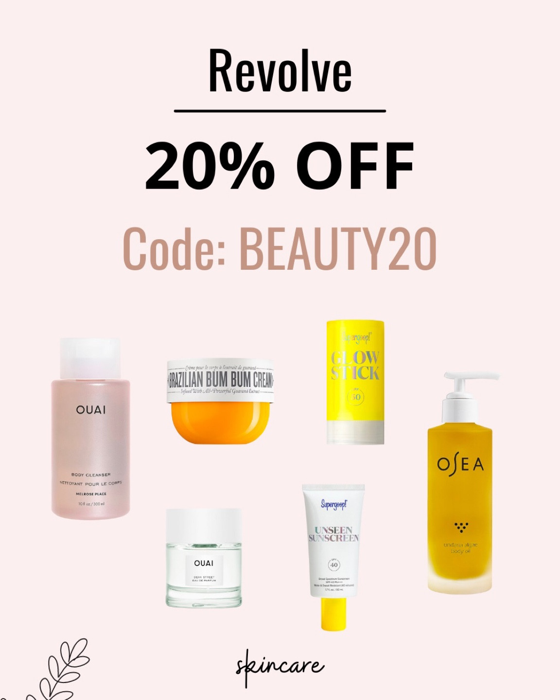 Revolve beauty sale, skin care products, Memorial Day sale, skincare essentials 

#LTKbeauty #LTKsalealert #LTKGiftGuide