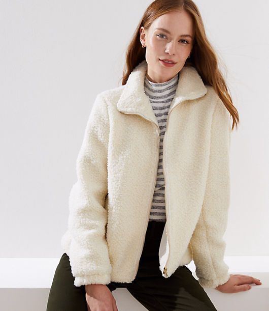 LOFT Plush Jacket | LOFT