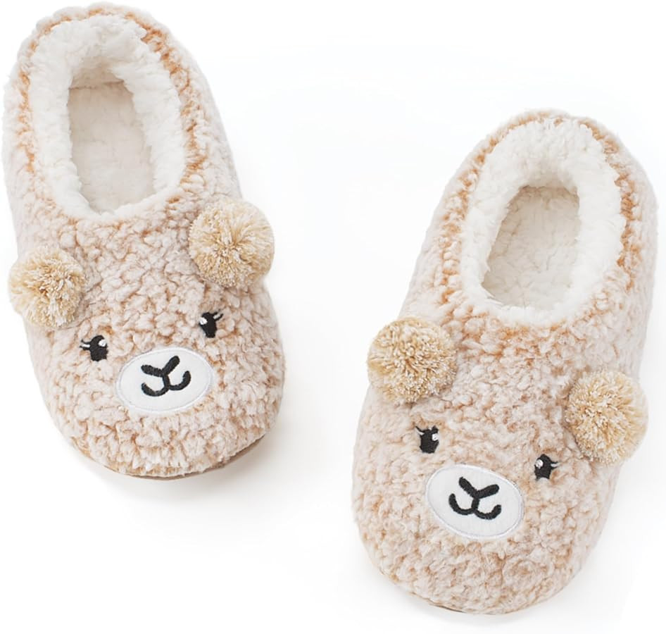 Cozylook Cute Animal House Slippers - Fuzzy Warm Bedroom Slipper Socks Non-Slip Grippers with Fun... | Amazon (US)