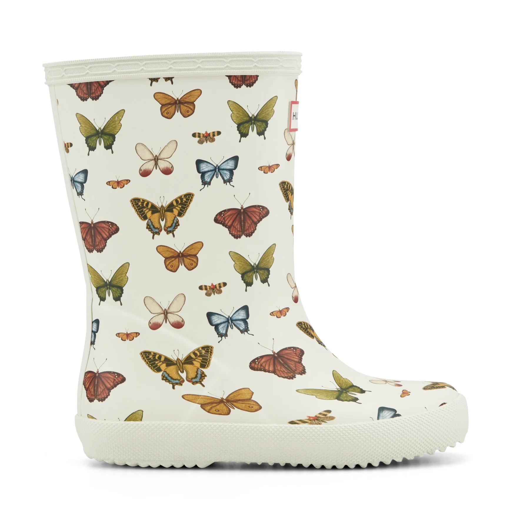 Kids First Classic Rain Boots - Ivory Butterfly | Hunter Boots | Hunter Boots
