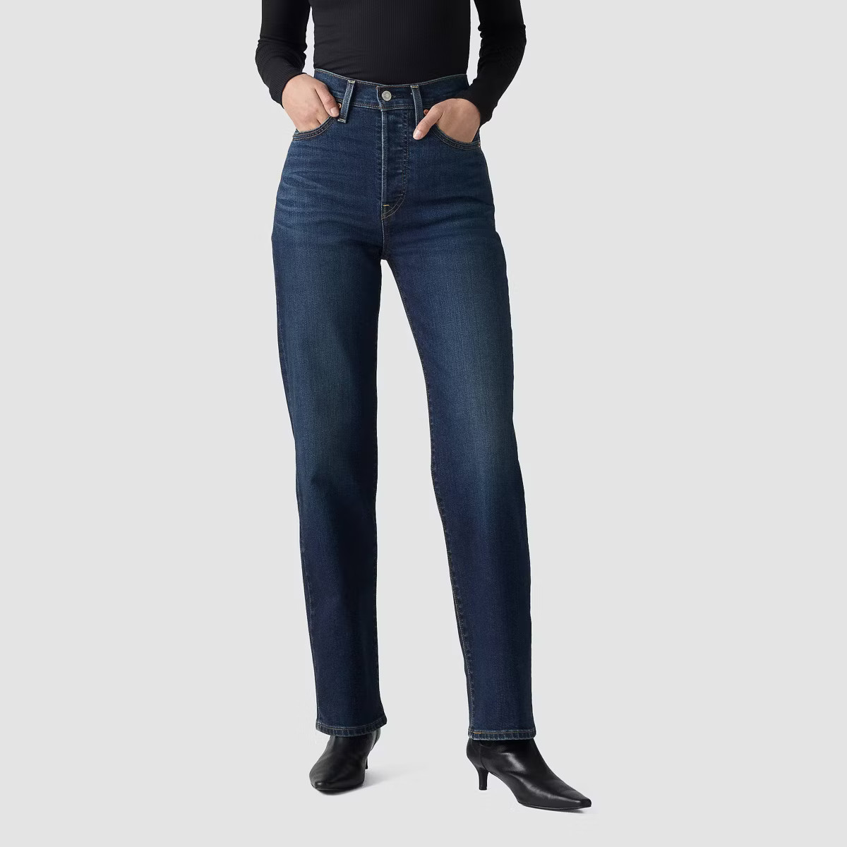 Levi's® Women's Ribcage Straight Jeans - Get Organized Dark | Target