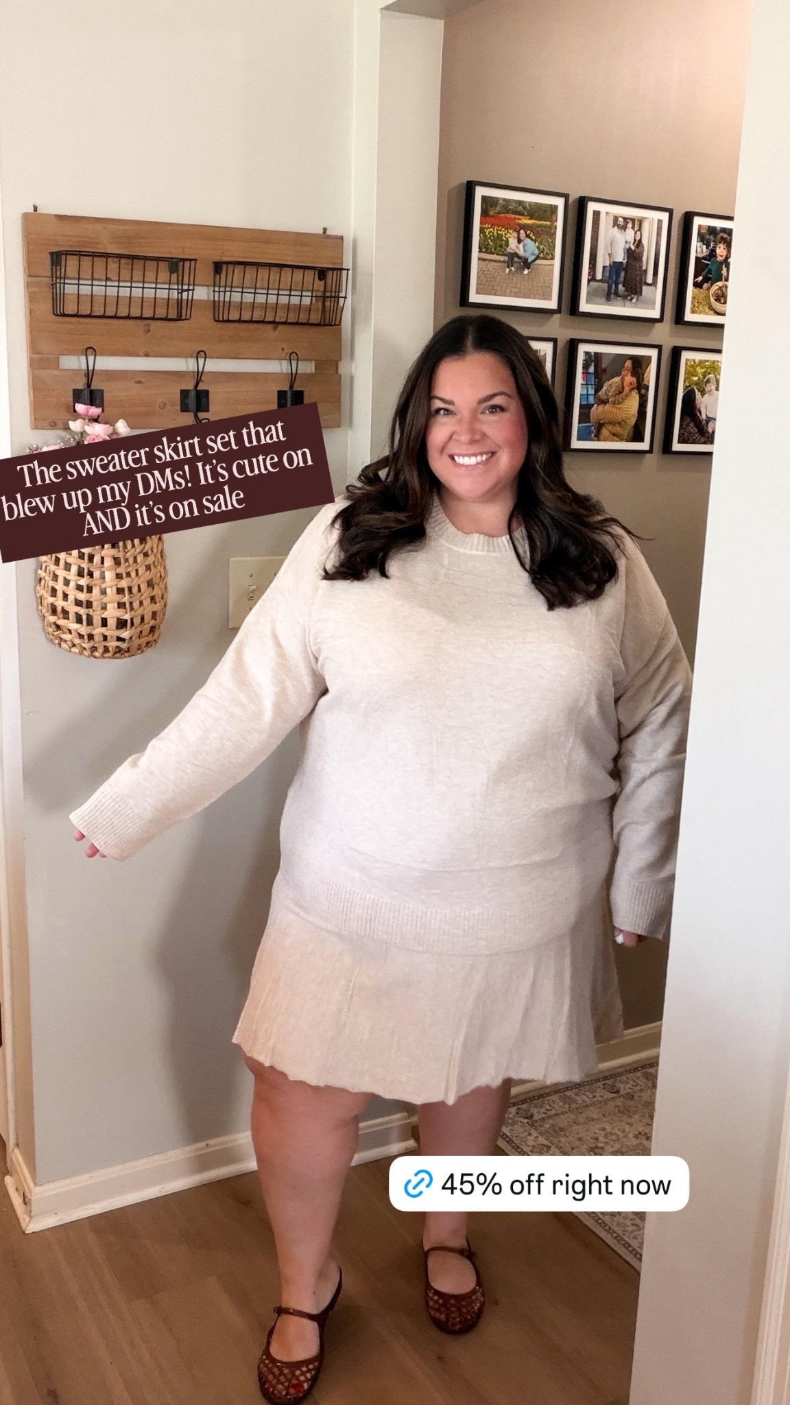 The sweater skirt set that blew up my DMs! It’s cute on AND it’s on sale!!!

#LTKootd #LTKSaleAlert #LTKPlusSize