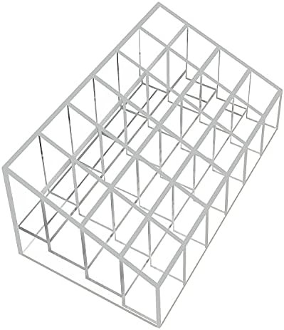 XINGLIAN 24 Slot Clear Lipstick Holder Lipstick Organizer for Lipstick, Bottles | Amazon (US)