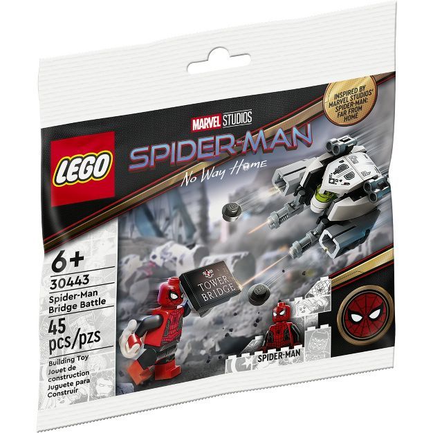 LEGO Super Heroes Marvel Spider-Man Bridge Battle 30443 Building Kit | Target