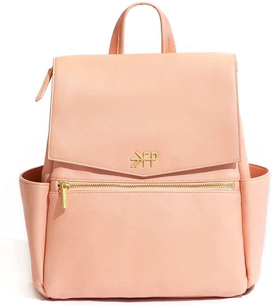 Freshly Picked Convertible Mini Classic Diaper Bag Backpack, Butterscotch Tan | Amazon (US)