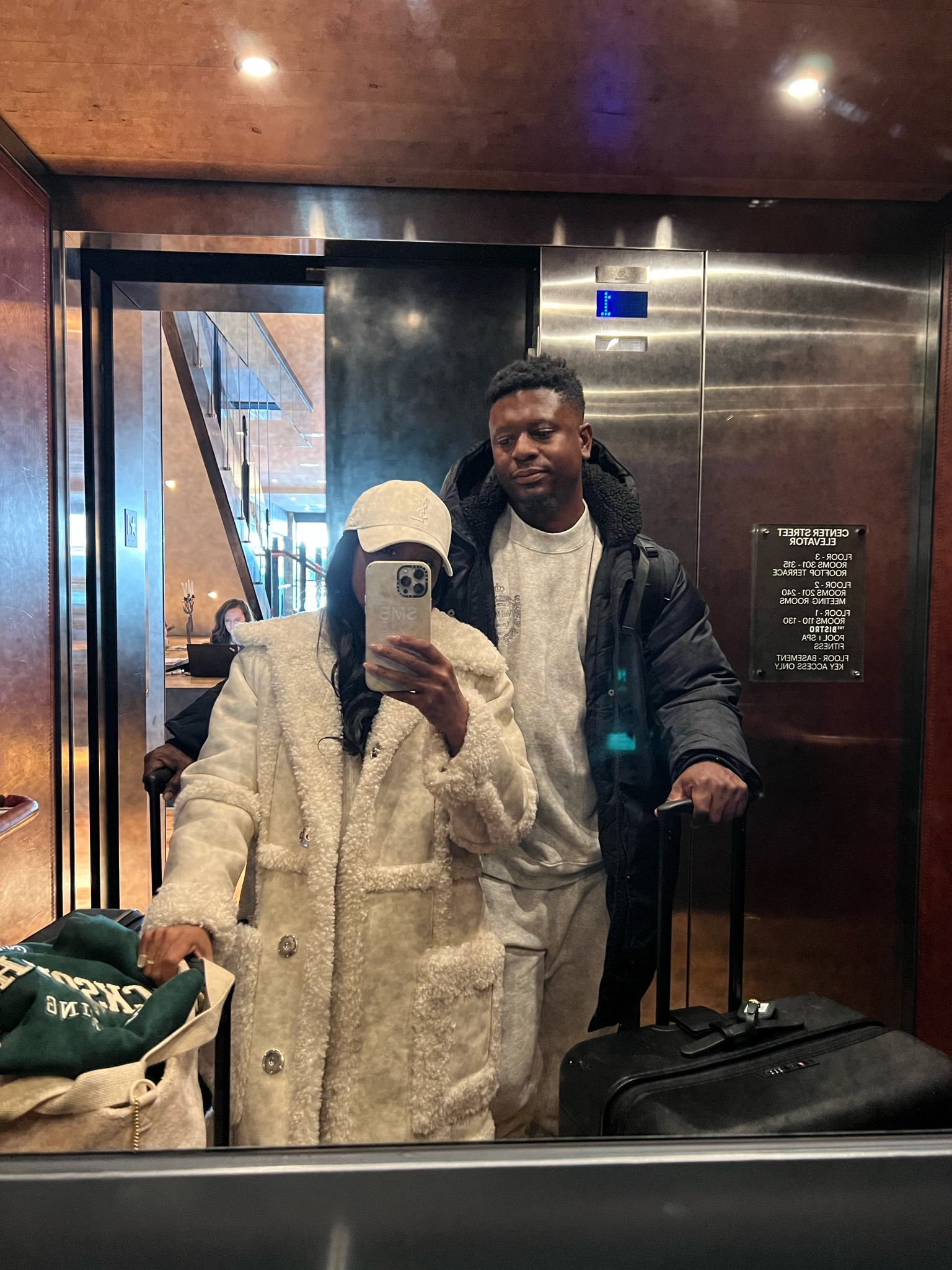 Faux shearling coat, cream dad hat, men's black coat (perfect for cold weather), men's vail grey sweatshirt, Beis tote bag (on sale)

#LTKtravel #LTKstyletip #LTKmens