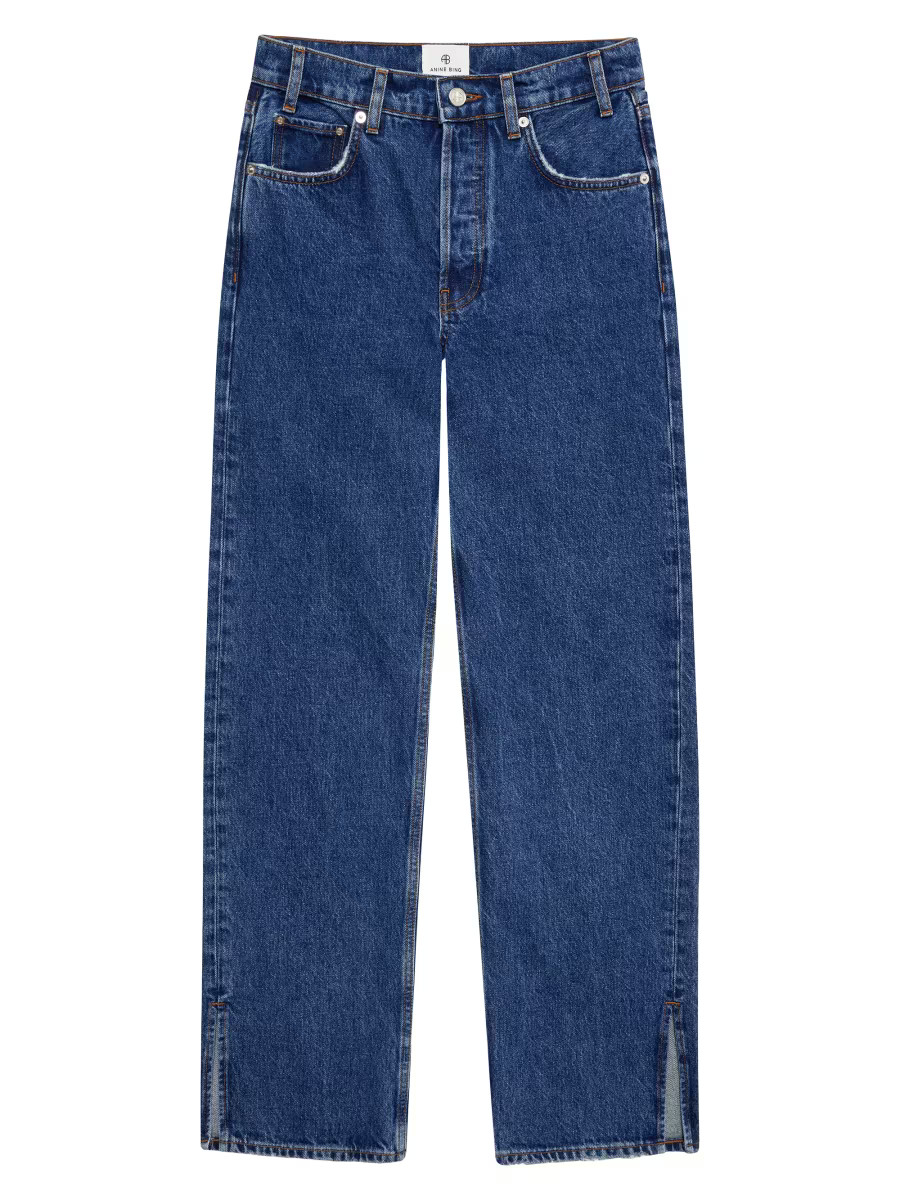 Roy High-Rise Straight-Fit Jeans | Saks Fifth Avenue