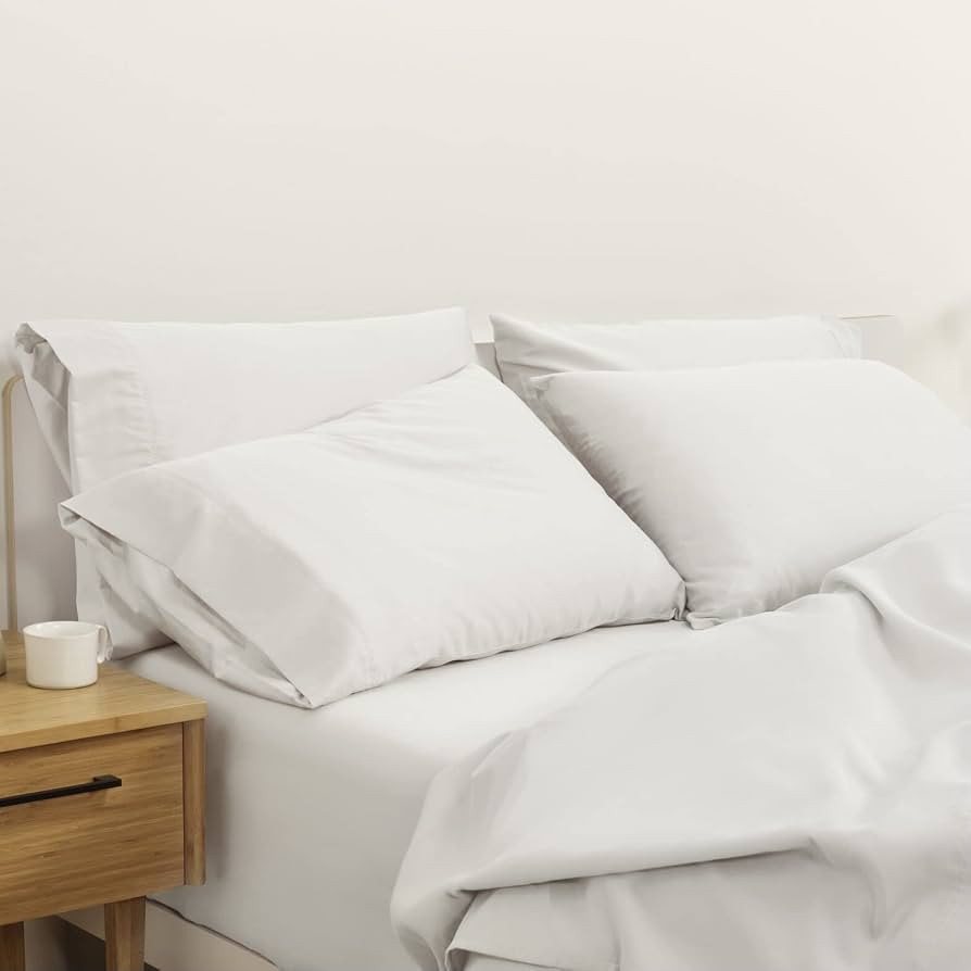 Casper Sleep Percale Sheet Set, King,White | Amazon (US)