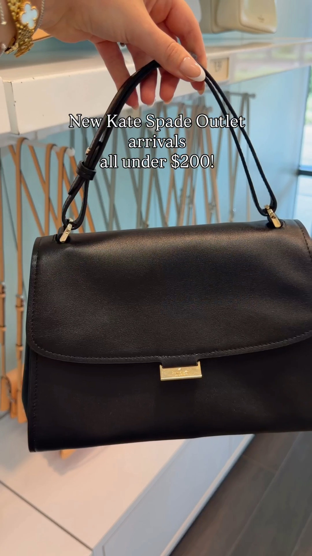 The Kate Spade outlet just dropped new arrivals and I'm obsessed! This definitely have more available online that I love but the store selection was so good!

I also just learned that the skate Spade outlet has a 1 year warranty on all of their bags and they offer cleaning services for the lifetime do your bag!

I went specifically to see the new Riley top handle bags. They are so classy and elegant, my husband thought it was a lot more expensive than it really is. Especially the have suede one.

I also wanted to see this pink floral 454 and loved her!

The dumpling bags were also a favorite however, I really wanted to see it in brown but they didn’t have it.

They had a ton of silver hardware that I wanted to let the silver girlies know about! If you love silver hardware, Kate Spade has a ton more options than other brands.

The drawstring gathered bag is incredibly chic and such a popular shape right now, they had two different sizes and multiple colors.

I ended up going with a Riley obviously but struggled to decide between the small and regular size. Which one do you think it got? And which bag is your favorite?