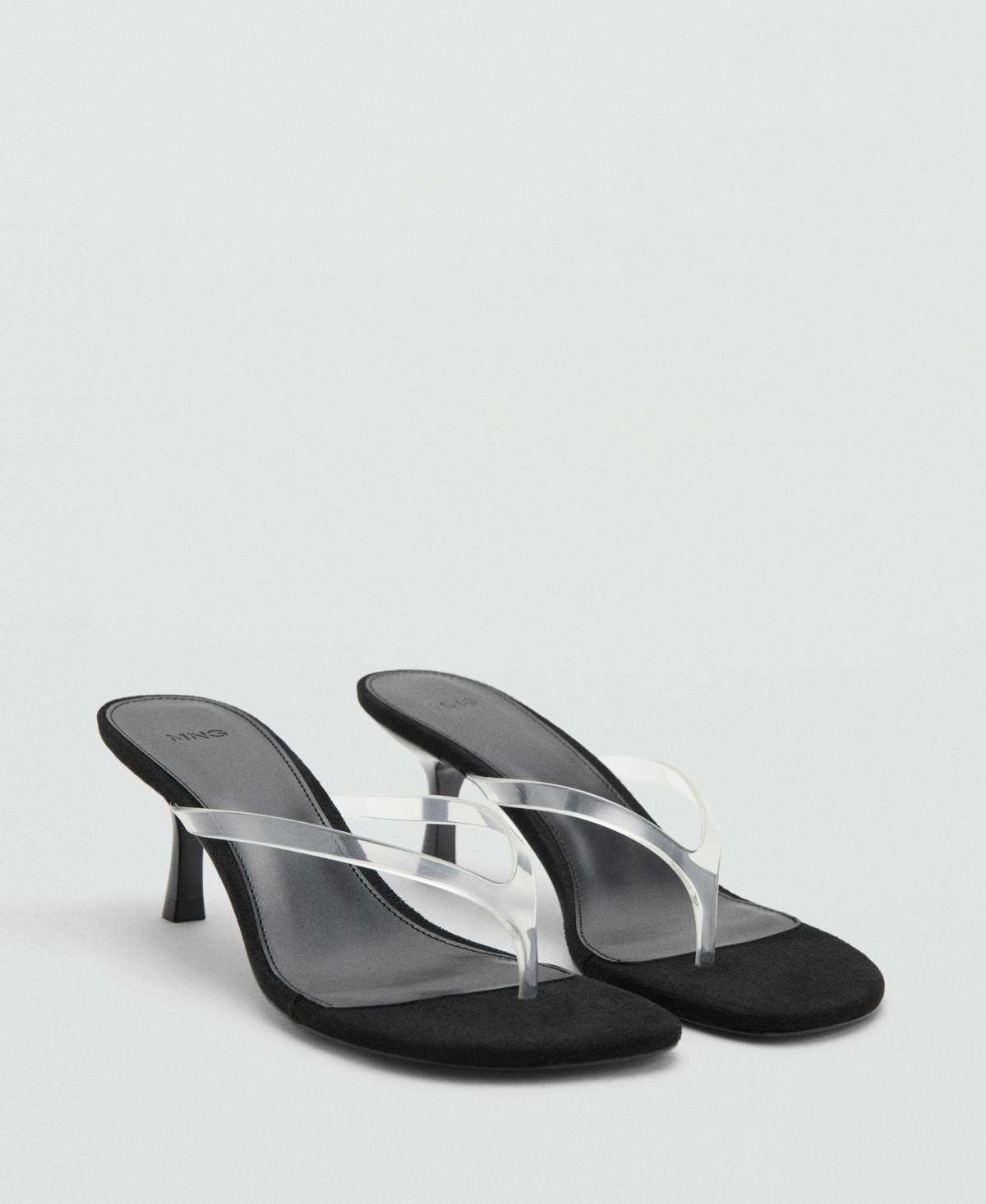Mango Women's Jelly Strap Heel Sandals - Black | Macy's