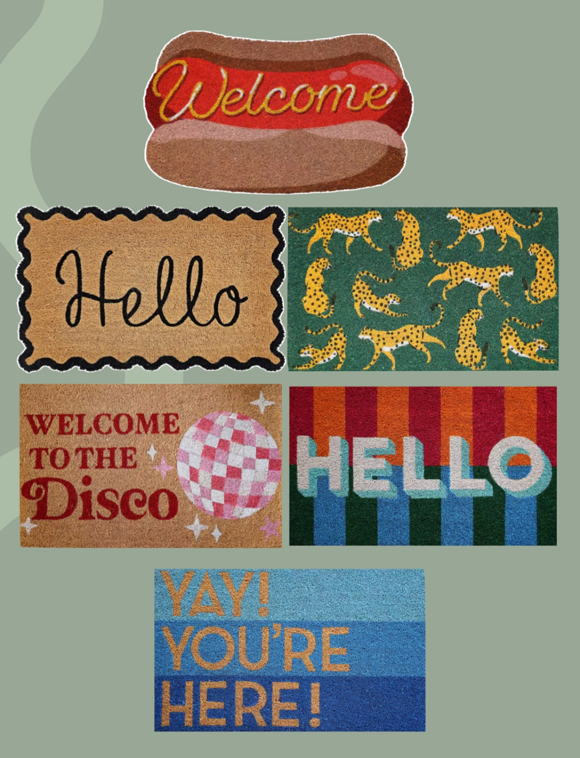 Cute welcome mats on sale for $12 // doormat, welcome mat, curb appeal, home decor

#LTKsalealert #LTKfindsunder50 #LTKhome